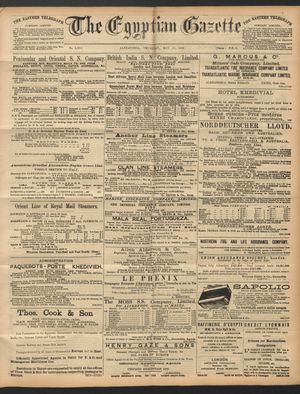 The Egyptian gazette vom 19.05.1892