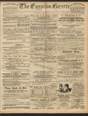 The Egyptian gazette on Jul 7, 1892