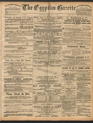 The Egyptian gazette on Jul 18, 1892