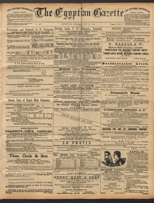 The Egyptian gazette on Jul 21, 1892