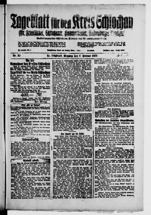 Tageblatt für den Kreis Schlochau vom 06.02.1923