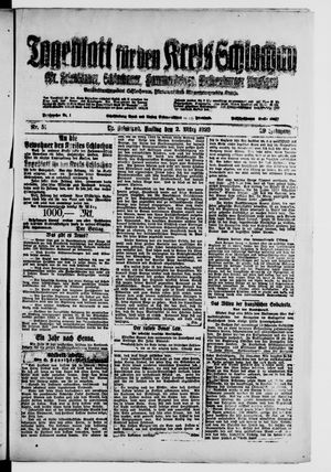 Tageblatt für den Kreis Schlochau vom 02.03.1923