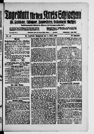 Tageblatt für den Kreis Schlochau vom 03.03.1923