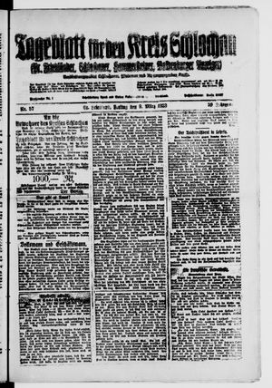 Tageblatt für den Kreis Schlochau vom 09.03.1923