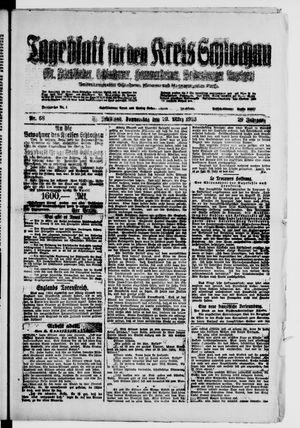 Tageblatt für den Kreis Schlochau vom 22.03.1923