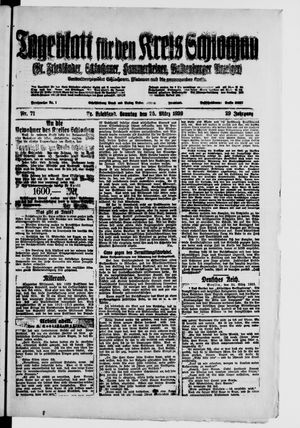 Tageblatt für den Kreis Schlochau on Mar 25, 1923