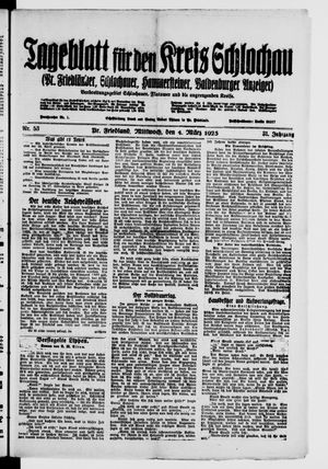 Tageblatt für den Kreis Schlochau vom 04.03.1925