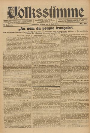 Volksstimme vom 02.07.1920