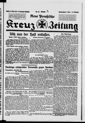 Neue preussische Kreuz-Zeitung vom 31.03.1929