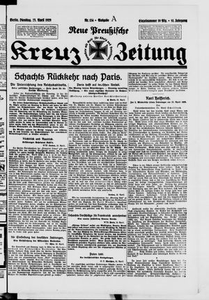 Neue preussische Kreuz-Zeitung vom 23.04.1929