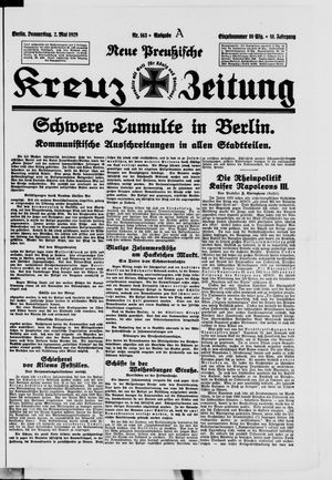 Neue preussische Kreuz-Zeitung vom 02.05.1929