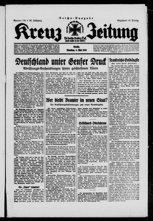 Kreuz-Zeitung vom 09.05.1933