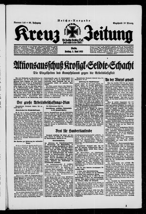 Kreuz-Zeitung vom 02.06.1933