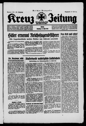 Kreuz-Zeitung vom 18.06.1933