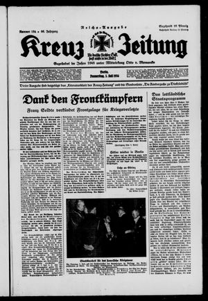 Kreuz-Zeitung vom 05.07.1934