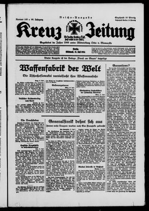 Kreuz-Zeitung vom 18.07.1934