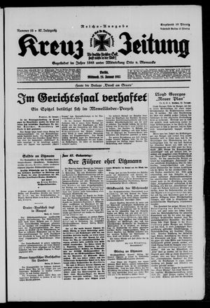 Kreuz-Zeitung vom 23.01.1935