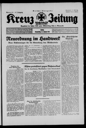 Kreuz-Zeitung vom 24.01.1935