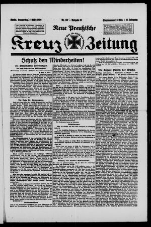 Neue preussische Kreuz-Zeitung vom 07.03.1929
