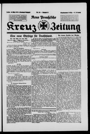 Neue preussische Kreuz-Zeitung vom 10.03.1929