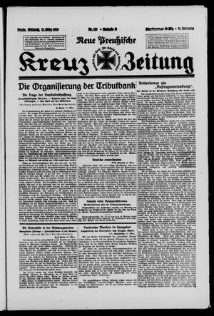 Neue preussische Kreuz-Zeitung vom 13.03.1929