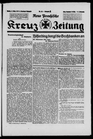 Neue preussische Kreuz-Zeitung vom 17.03.1929