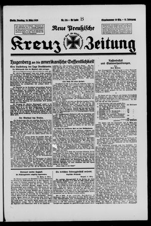 Neue preussische Kreuz-Zeitung vom 26.03.1929