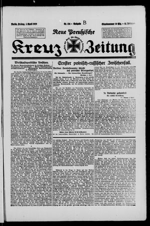 Neue preussische Kreuz-Zeitung vom 05.04.1929