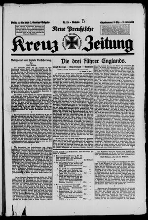 Neue preussische Kreuz-Zeitung vom 12.05.1929