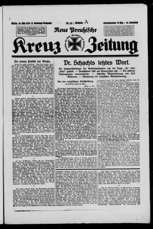 Neue preussische Kreuz-Zeitung vom 26.05.1929