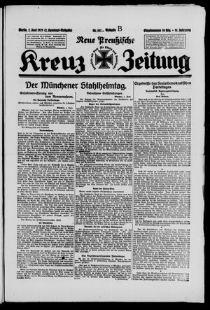 Neue preussische Kreuz-Zeitung vom 02.06.1929