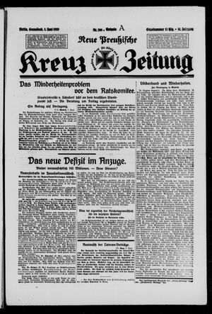 Neue preussische Kreuz-Zeitung vom 08.06.1929