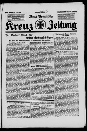 Neue preussische Kreuz-Zeitung vom 18.06.1929