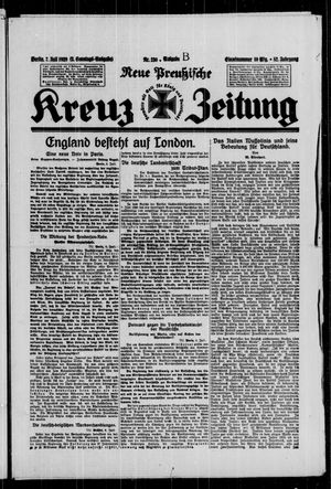 Neue preussische Kreuz-Zeitung vom 07.07.1929