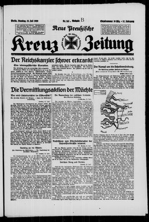 Neue preussische Kreuz-Zeitung vom 23.07.1929