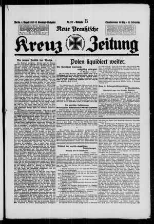 Neue preussische Kreuz-Zeitung vom 04.08.1929