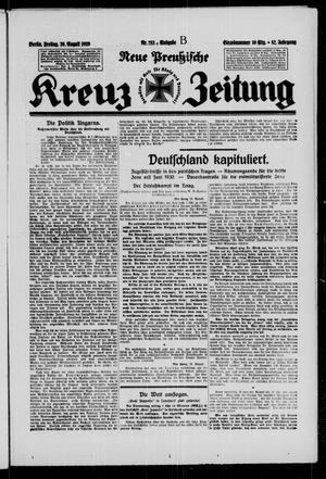 Neue preussische Kreuz-Zeitung vom 30.08.1929