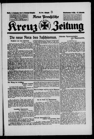 Neue preussische Kreuz-Zeitung on Sep 15, 1929