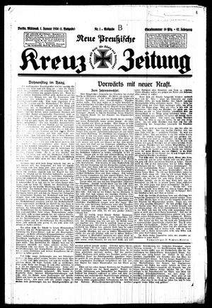 Neue preussische Kreuz-Zeitung vom 01.01.1930