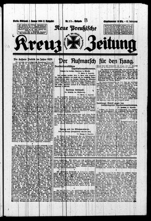 Neue preussische Kreuz-Zeitung vom 01.01.1930