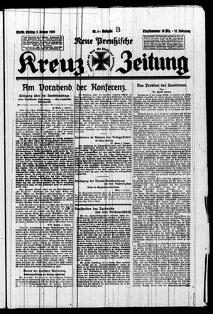 Neue preussische Kreuz-Zeitung vom 03.01.1930