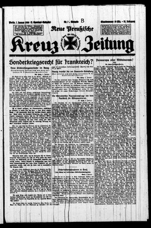 Neue preussische Kreuz-Zeitung vom 05.01.1930