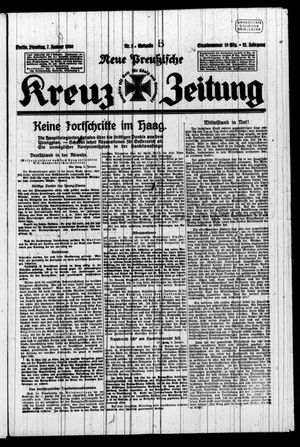 Neue preussische Kreuz-Zeitung vom 07.01.1930