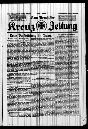 Neue preussische Kreuz-Zeitung vom 19.01.1930