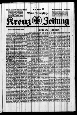 Neue preussische Kreuz-Zeitung vom 26.01.1930