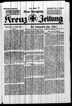 Neue preussische Kreuz-Zeitung vom 31.01.1930