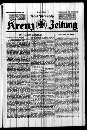Neue preussische Kreuz-Zeitung vom 01.02.1930