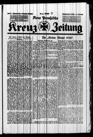 Neue preussische Kreuz-Zeitung vom 02.02.1930