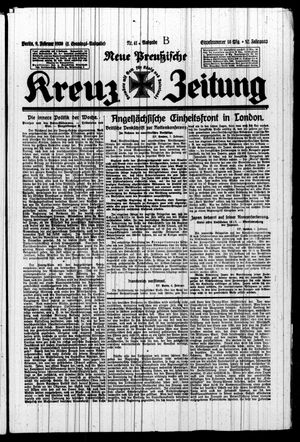 Neue preussische Kreuz-Zeitung vom 09.02.1930