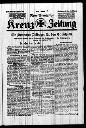 Neue preussische Kreuz-Zeitung vom 12.02.1930